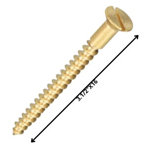 TORNILLO MADERA CABEZA PLANA 31/2 X 16