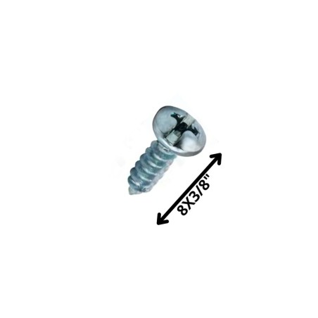 TORNILLO ROSCALATA CABEZA BINDIN 3/8 X 8