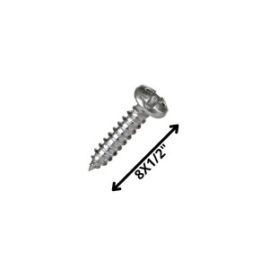 TORNILLO ROSCALATA CABEZA BINDIN 1/2 X 8