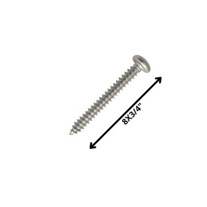TORNILLO ROSCALATA CABEZA BINDIN 3/4 X 8