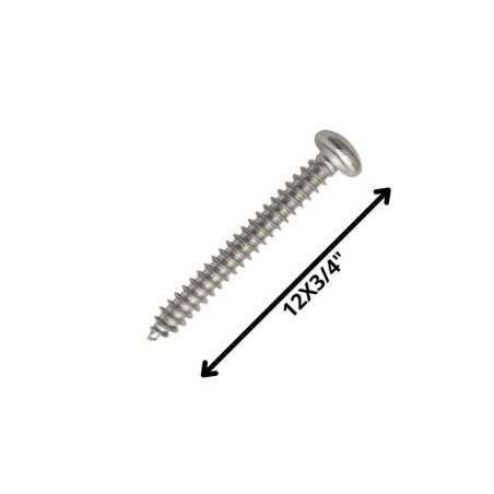 TORNILLO ROSCALATA CABEZA BINDIN 3/4 X 12