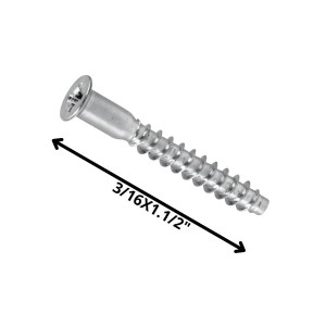 TORNILLO SOBERBIO ZINCADO 10X11/2 3/16 X 11/2