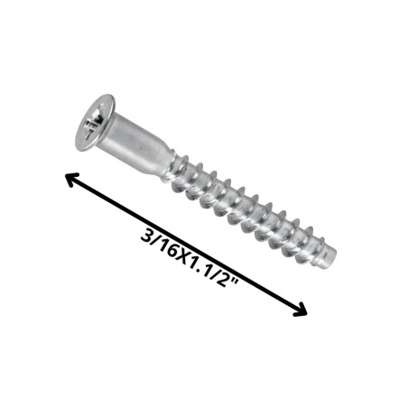 TORNILLO SOBERBIO ZINCADO 10X11/2 3/16 X 11/2