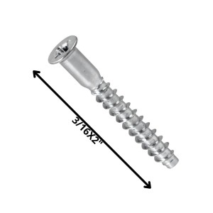 TORNILLO SOBERBIO ZINCADO 10X2 3/16 X 2
