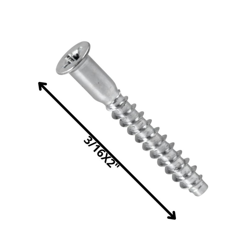 TORNILLO SOBERBIO ZINCADO 10X2 3/16 X 2
