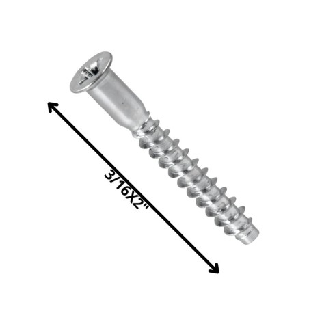 TORNILLO SOBERBIO ZINCADO 10X2 3/16 X 2