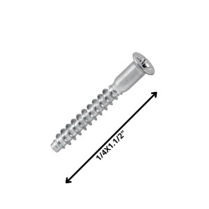 TORNILLO SOBERBIO ZINCADO 1/4 X 11/2