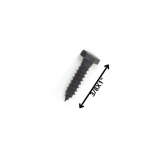 TORNILLO TIRAFONDO HEXAGONAL NEGRO 3/8 X 1