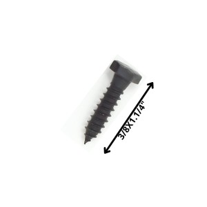TORNILLO TIRAFONDO HEXAGONAL NEGRO 3/8 X 1 1/4