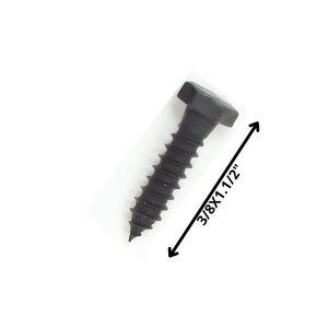 TORNILLO TIRAFONDO HEXAGONAL NEGRO 3/8 X 1 1/2
