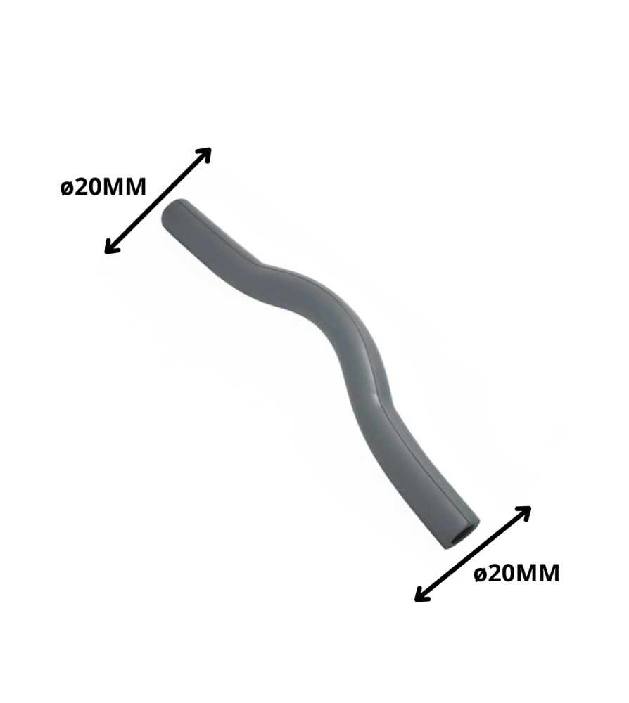 Pasatubo Polifusion Largo 20 Mm 90525