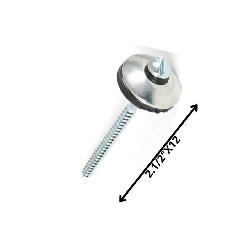 TORNILLO TECHO ZINCADO 21/2 X 12