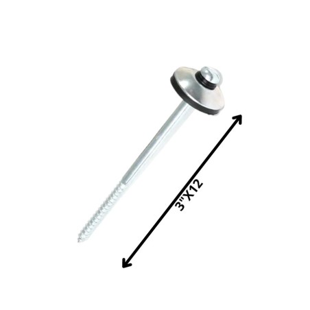 TORNILLO TECHO ZINCADO 3 X 12
