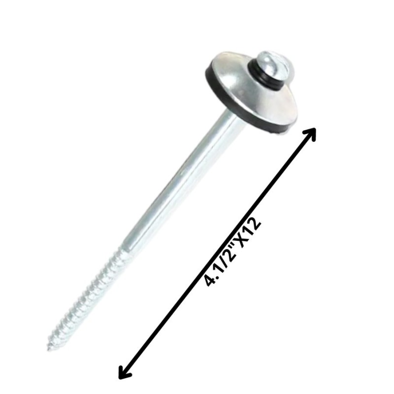 TORNILLO TECHO ZINCADO 41/2 X 12
