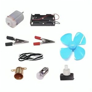 SET ESCOLAR YTS 9 PIEZAS BASE AMPOLLETA MOTOR Y003
