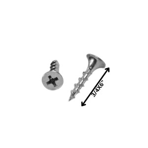 TORNILLO VOLCANITA TROMPETA H/CTE 3/4 X 6 ZINC