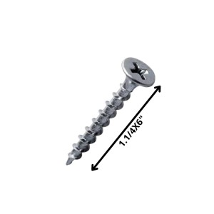 TORNILLO VOLCANITA TROMPETA H/CTE 11/4 X 6 ZINC