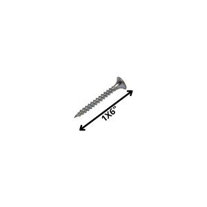 TORNILLO VOLCANITA TROMPETA H/FIN 1 X 6 ZINC