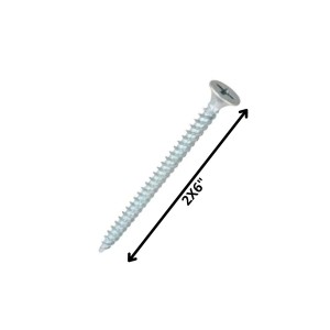 TORNILLO VOLCANITA TROMPETA H/FIN 2 X 6 ZINC