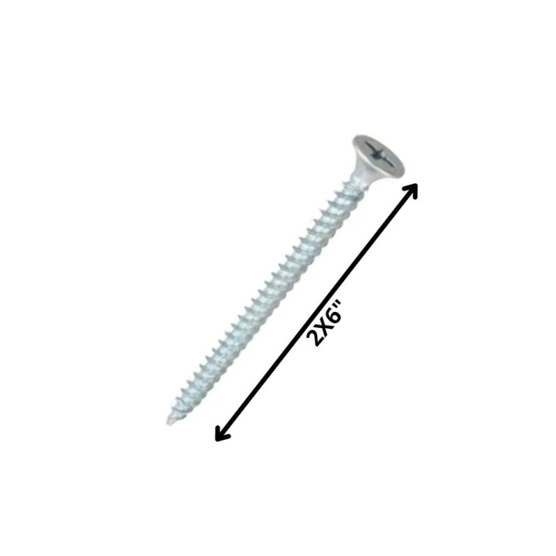TORNILLO VOLCANITA TROMPETA H/FIN 2 X 6 ZINC