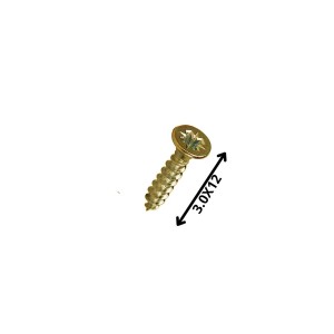 TORNILLO MADERA AGLOMERADO (3.0X 12)