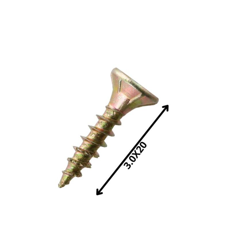TORNILLO MADERA AGLOMERADO (3.0X 20)