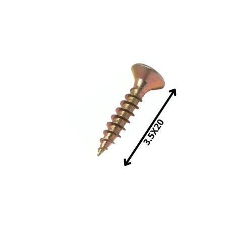 TORNILLO MADERA AGLOMERADO (3.5X 20)
