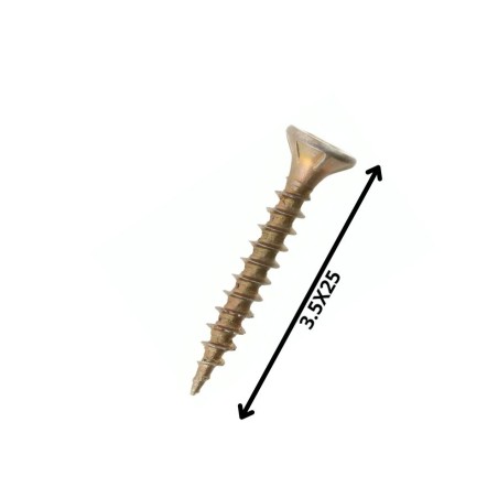TORNILLO MADERA AGLOMERADO (3.5X 25)