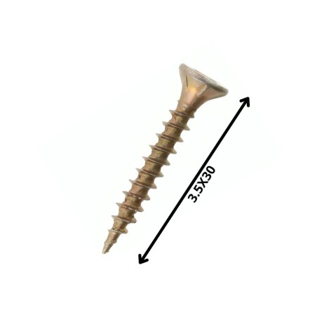 TORNILLO MADERA AGLOMERADO (3.5X 30)
