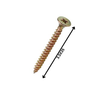 TORNILLO MADERA AGLOMERADO (3.5X 35)