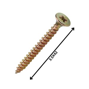 TORNILLO MADERA AGLOMERADO (3.5X 42)