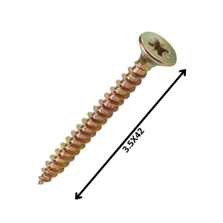 TORNILLO MADERA AGLOMERADO (3.5X 42)