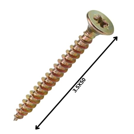 TORNILLO MADERA AGLOMERADO (3.5X 50)