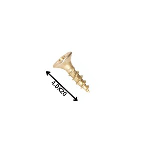 TORNILLO MADERA AGLOMERADO (4.0X 20)