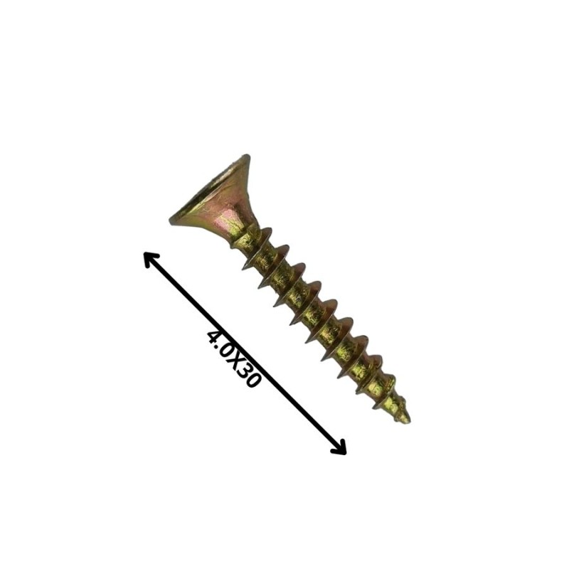 TORNILLO MADERA AGLOMERADO (4.0X 30)