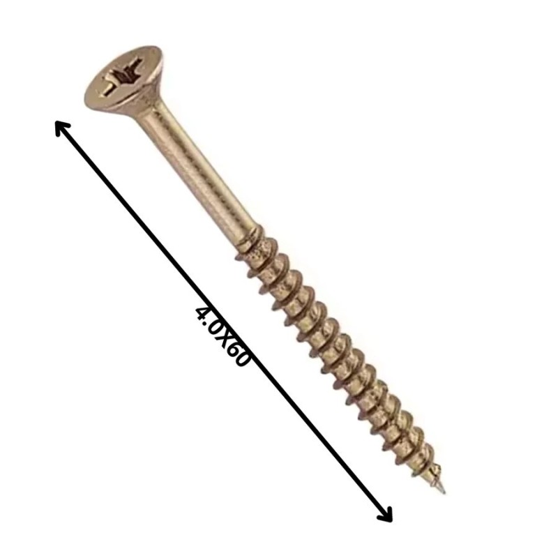 TORNILLO MADERA AGLOMERADO (4.0X 60)