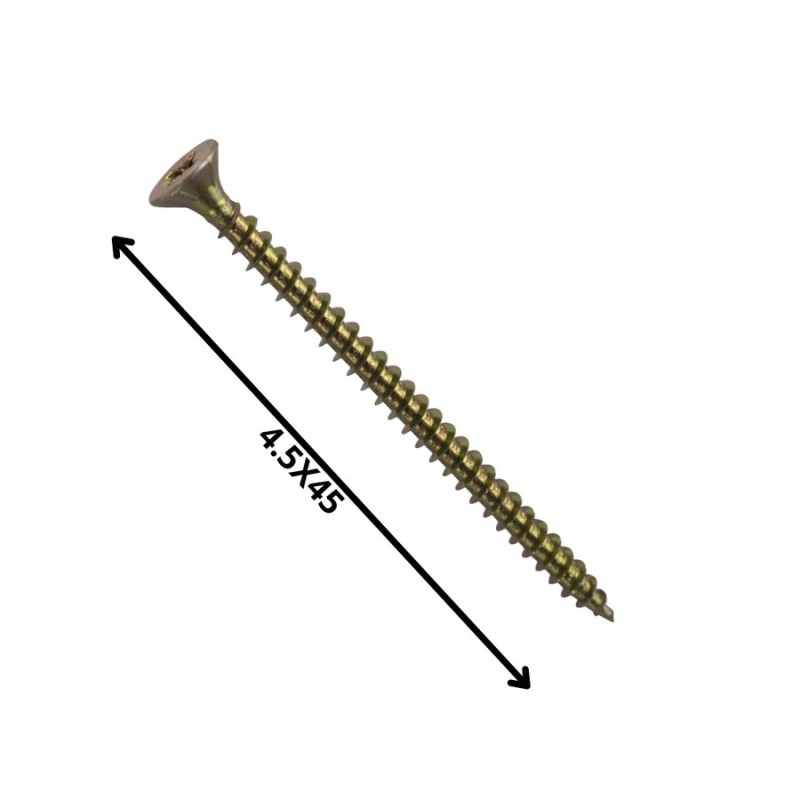 TORNILLO MADERA AGLOMERADO (4.5X 45)