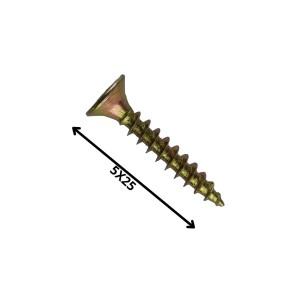TORNILLO MADERA AGLOMERADO (5.0X 25)