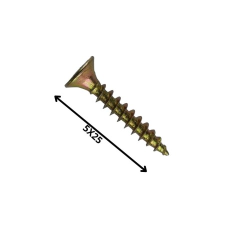 TORNILLO MADERA AGLOMERADO (5.0X 25)