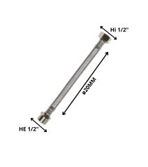 Flexible Agua 1/2 Hi X 1/2...