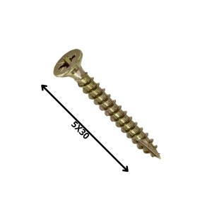 TORNILLO MADERA AGLOMERADO (5.0X 30)