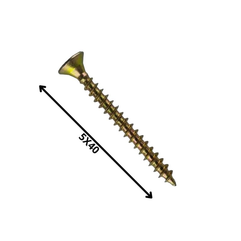 TORNILLO MADERA AGLOMERADO (5.0X 40)