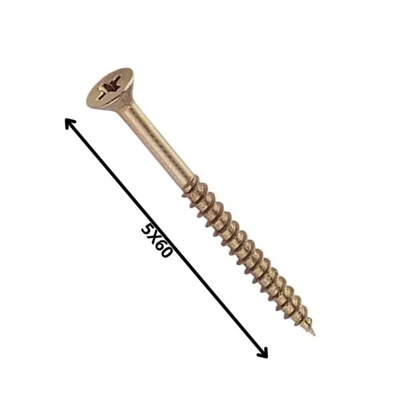 TORNILLO MADERA AGLOMERADO (5.0X 60)