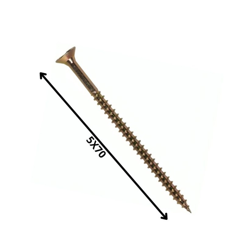 TORNILLO MADERA AGLOMERADO (5.0X 70)
