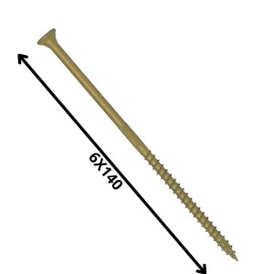 TORNILLO MADERA AGLOMERADO (6.0X140)