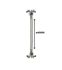 Flexible Agua 1/2 Hi X 1/2...
