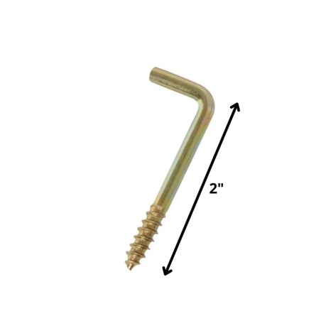 TORNILLO ESCUADRA DICROMATADO 2"