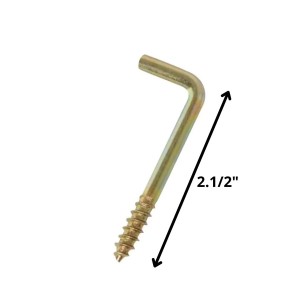 TORNILLO ESCUADRA DICROMATADO 21/2"