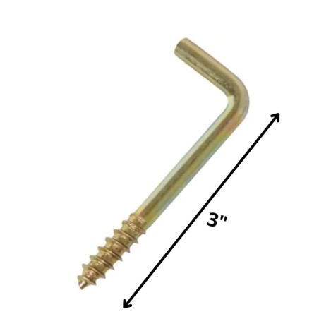 TORNILLO ESCUADRA DICROMATADO 3"