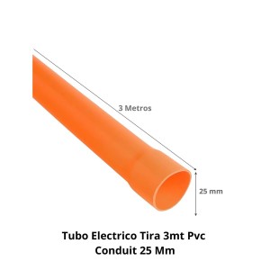 TUBO ELECTRICO TIRA 3MT PVC CONDUIT 25 MM